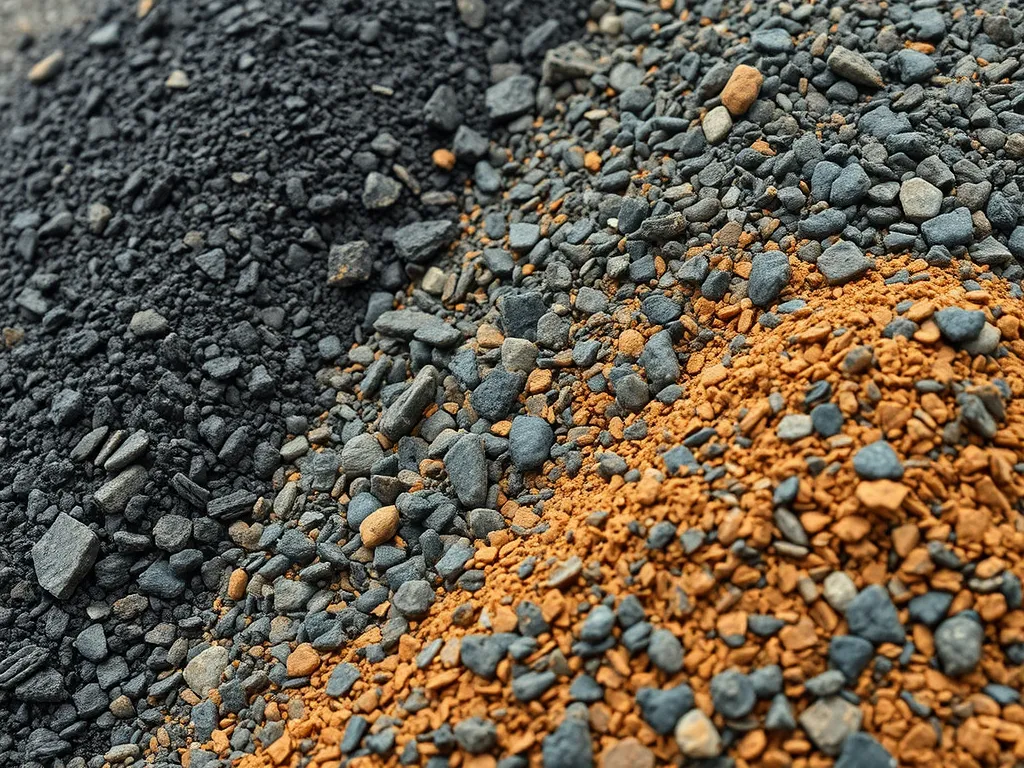 Different types of recycled asphalt materials for sustainable construction