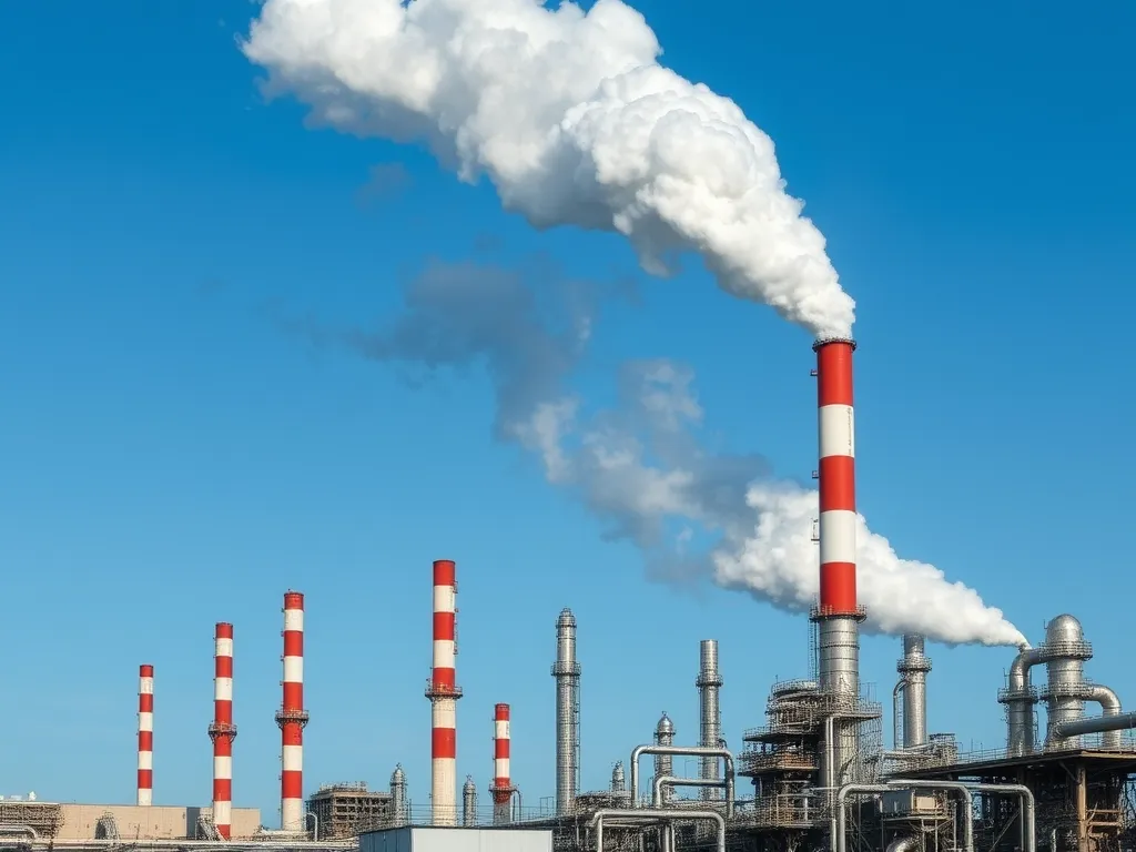 Smoke Emission from Refinery Stack Related to Asphalt Modification