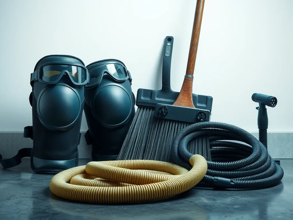 Tools and equipment for effectively removing tree sap from asphalt surfaces.