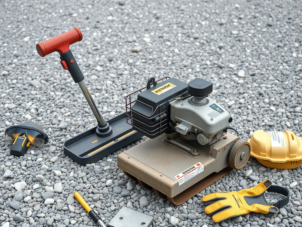 Tools and equipment for repairing cracks and holes in asphalt driveways
