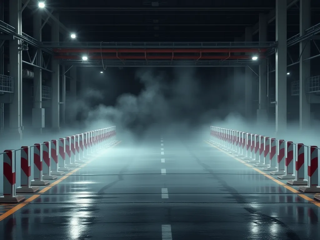 A freshly seal coated asphalt driveway with a smooth surface.