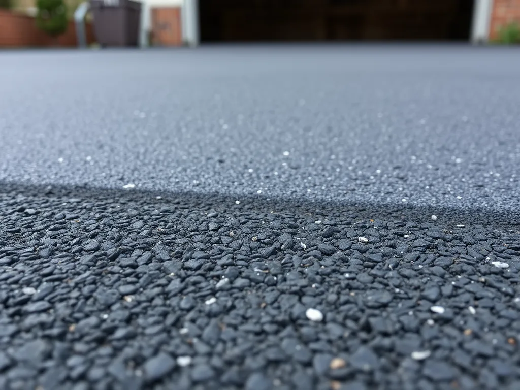 Close-up view of a slip-resistant mastic surface showcasing its texture and durability