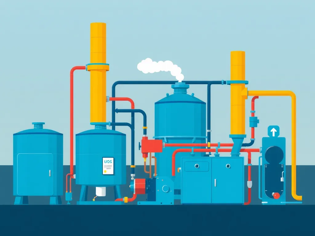 Illustration of the solvent extraction process used in asphalt production