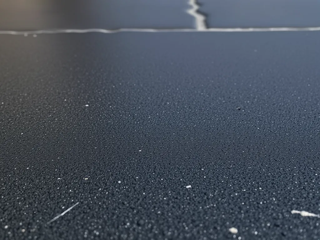 Close-up view of a patched surface, showcasing a smooth texture for effective repairs in the step-by-step patching guide.