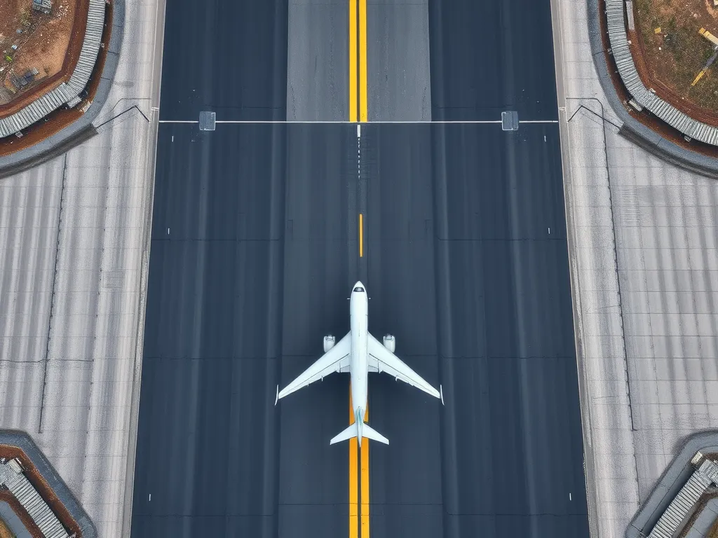 Aerial view of a roadway with stone matrix asphalt designed for high traffic durability.