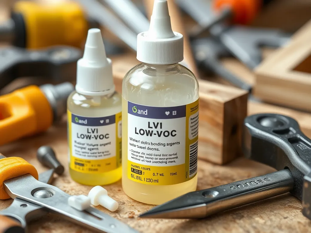 Bottles of adhesive specifically designed for creating strong edges and joints in woodworking.