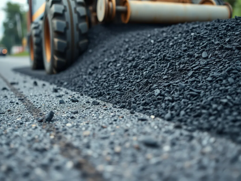 Sustainable materials used in asphalt mixes enhance performance and environmental benefits.