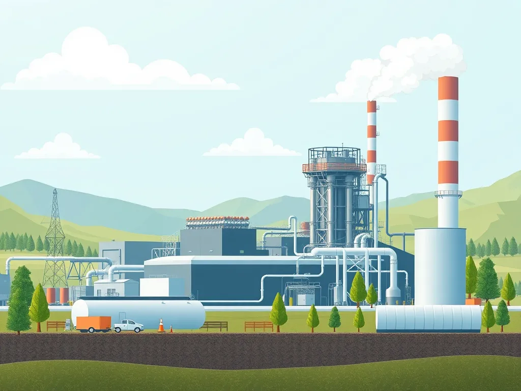 A modern facility showcasing future innovations in sustainable asphalt technologies.