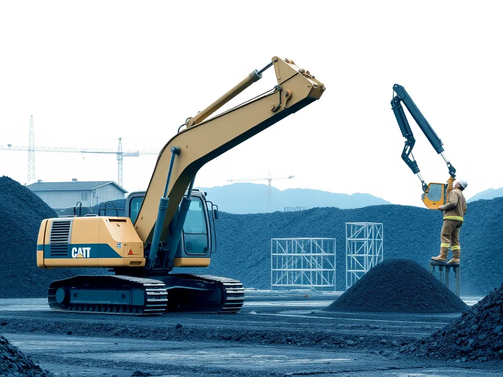 Excavator utilizing advanced technology for asphalt excavation