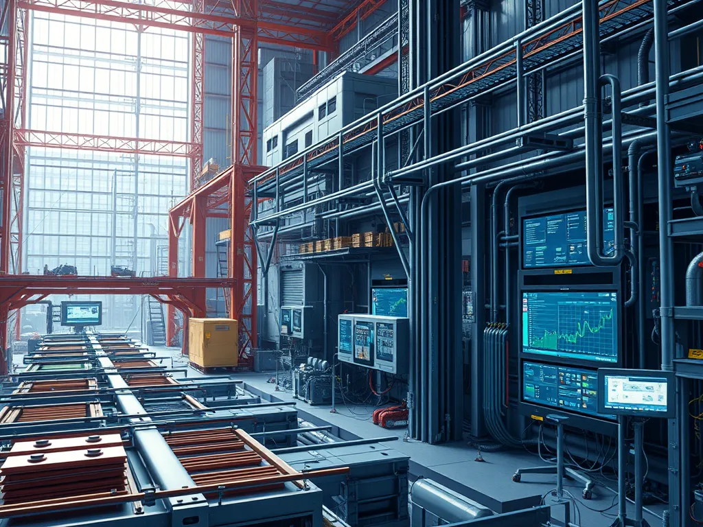 Modern excavation technology in asphalt projects showcasing automated machinery and data monitoring systems.