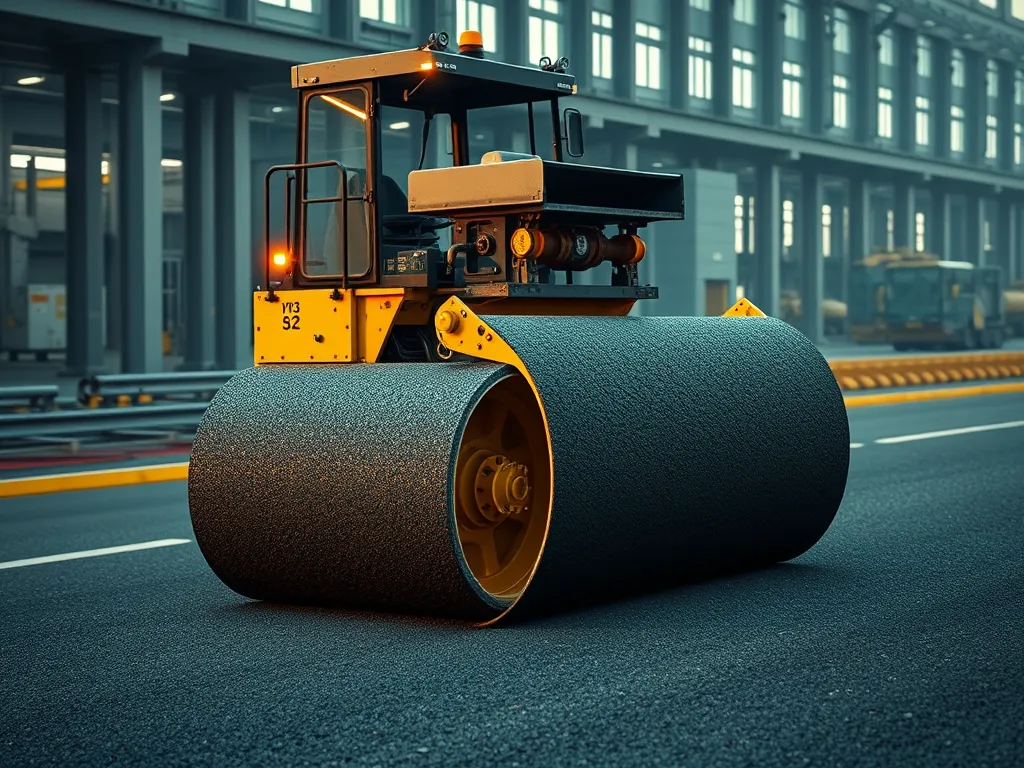 Heavy machinery used for asphalt application in construction, illustrating common asphalt application issues.