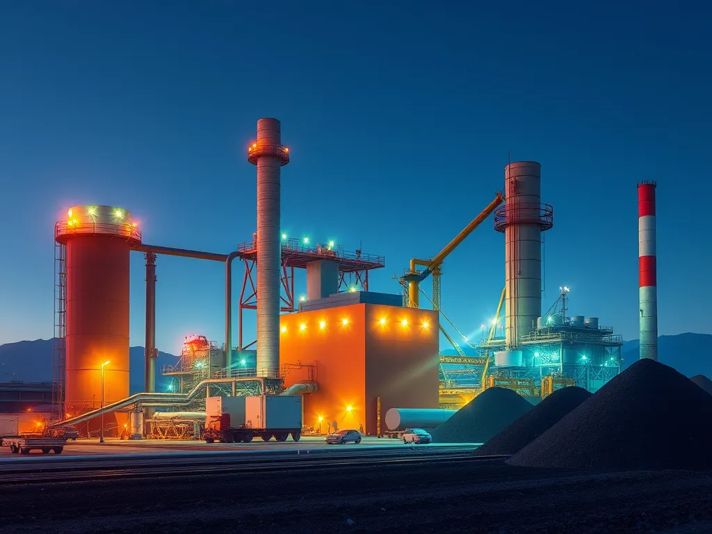 Asphalt production facility highlighting safety measures in compliance with upcoming asphalt safety regulations.