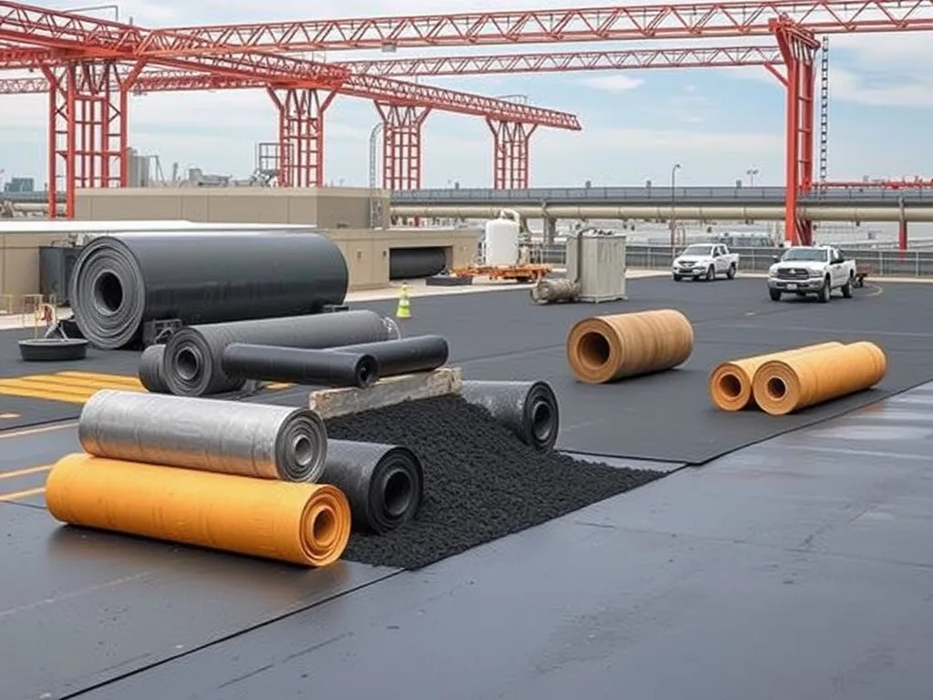 Various asphalt rolls used for waterproofing applications