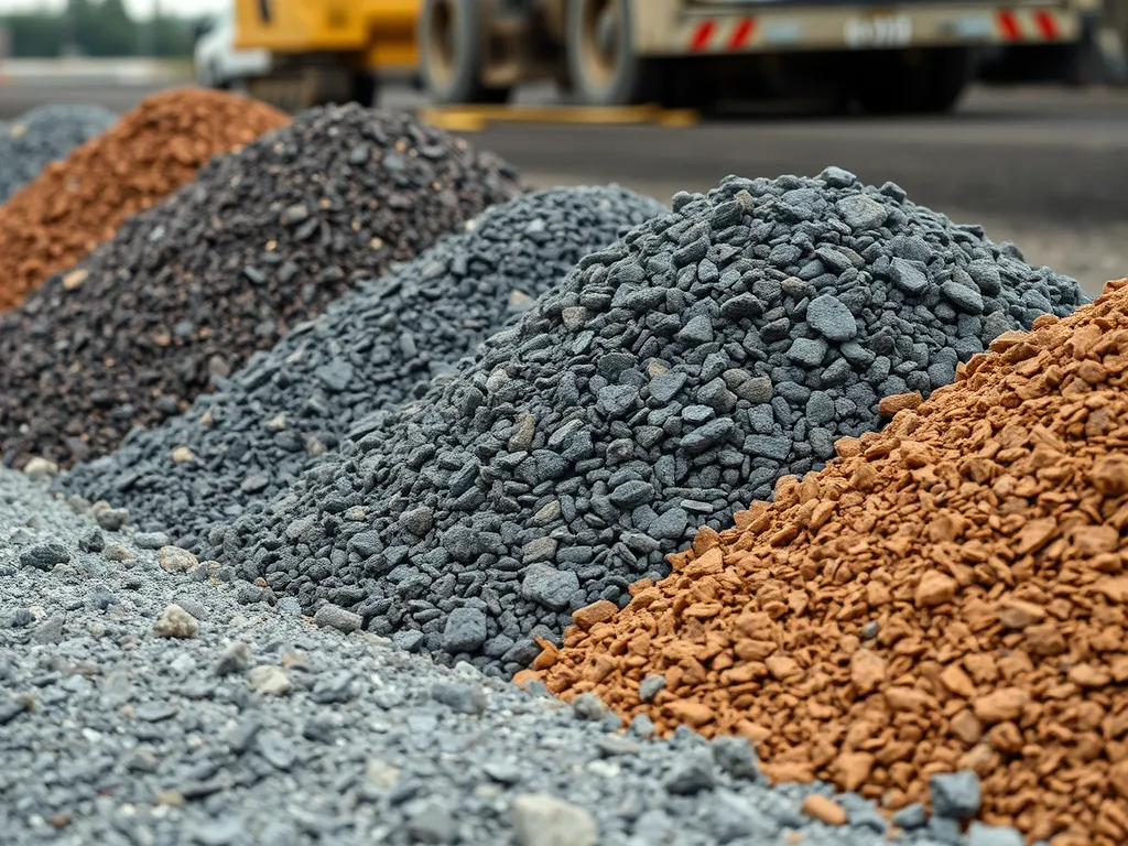 Different types of aggregates used in asphalt for construction and common mistakes in calculations.