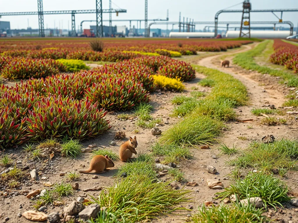 Wildlife and vegetation affected by asphalt driveways in local ecosystems