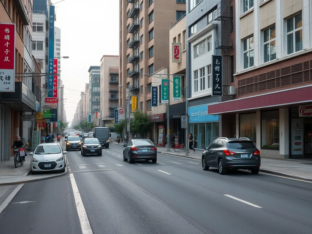 Traffic on a well-maintained asphalt road showcasing economic benefits of asphalt infrastructure.