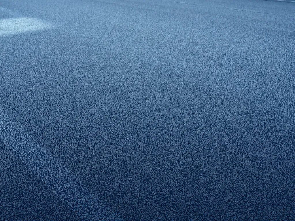 Freshly laid asphalt surface over a gravel base, illustrating the process of asphalting over gravel.
