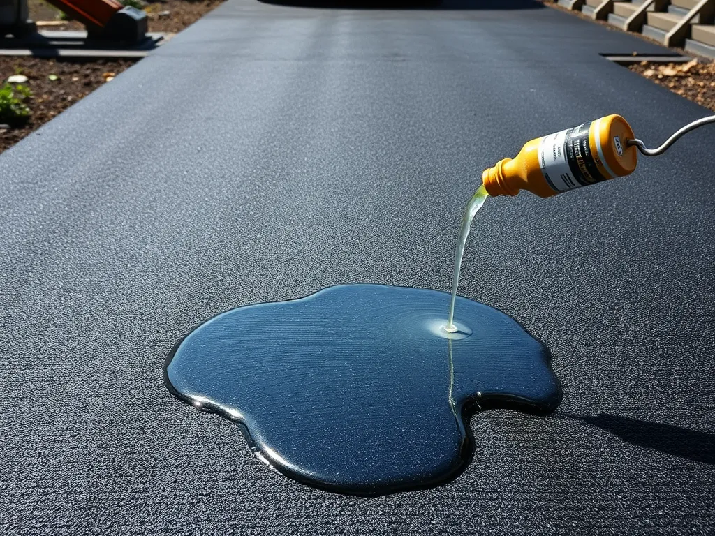 Application of effective sealing products on asphalt driveways