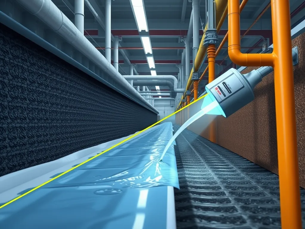 High-quality sealing product application on asphalt driveways