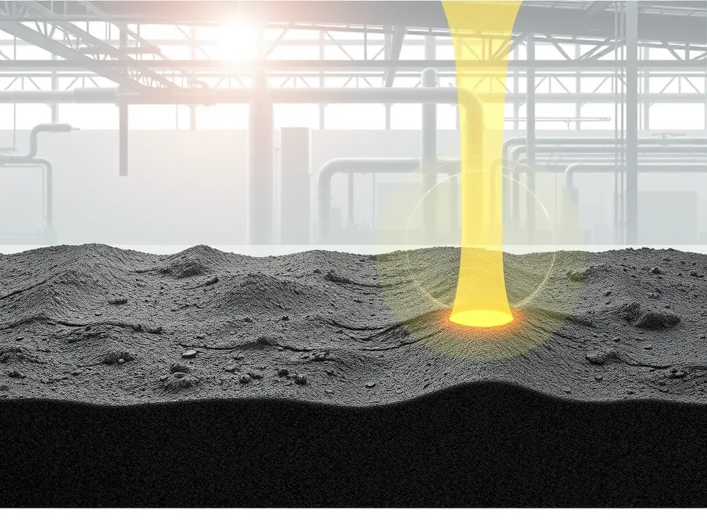 Illustration showing the thermal conductivity of bitumen in industrial settings.