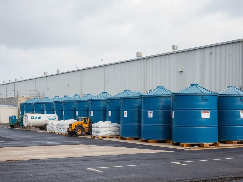 Storage tanks for cold mix asphalt ensuring optimal conditions for preservation