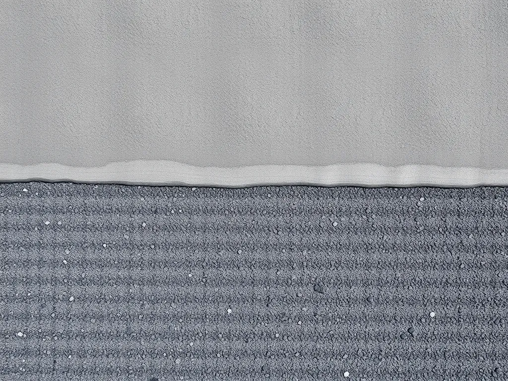 Image showing concrete being poured over an asphalt surface.