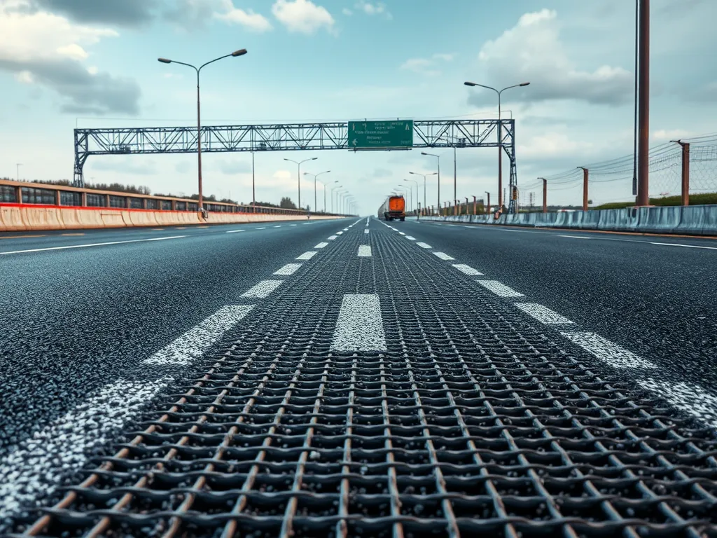 A close-up view of asphalt road surface with visible cutting lines, demonstrating the process of how to cut asphalt.