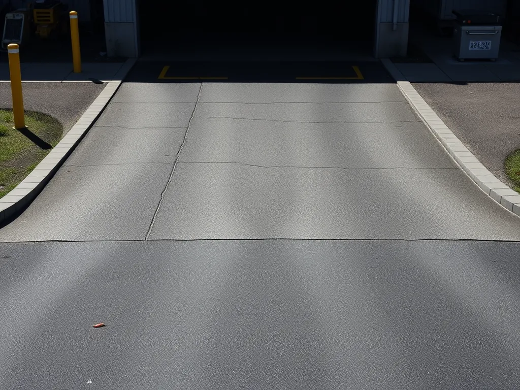 Cracked asphalt surface requiring maintenance techniques for DIY repair