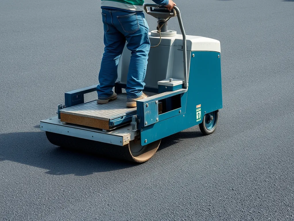Operator using a paver machine on asphalt to highlight common mistakes in paver operation.